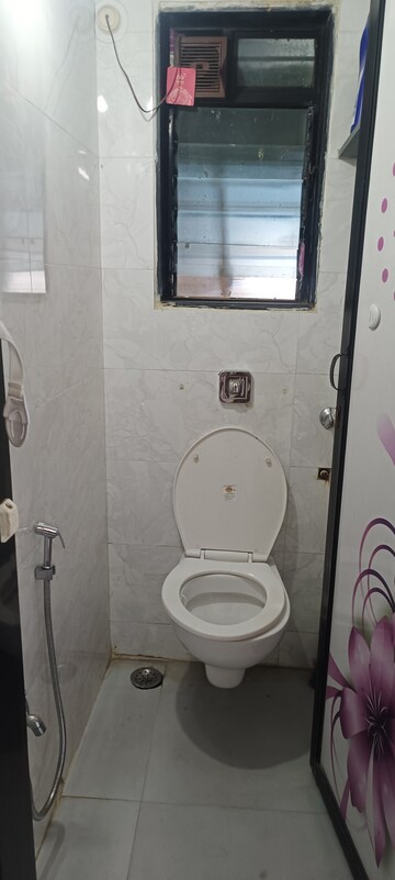 Bathroom in 1 BHK Apartment at Swaraj Bella Vista, Ghansoli – for Rent