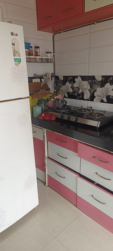 Kitchen in 1 BHK Apartment at Swaraj Bella Vista, Ghansoli – for Rent