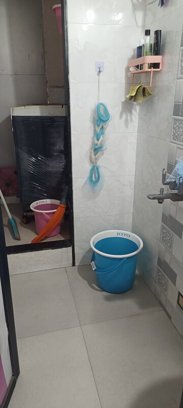 Bathroom in 1 BHK Apartment at Swaraj Bella Vista, Ghansoli – for Rent