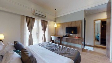Bedroom in 2 BHK Apartment at L&T Crescent Bay T2, Parel – for Rent