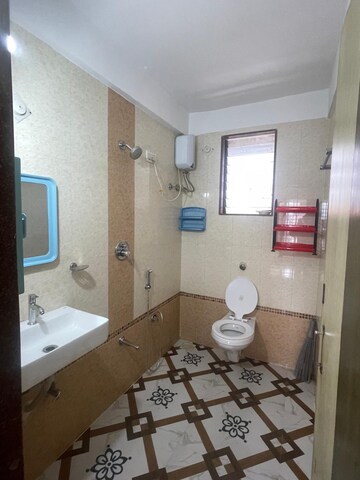 Bathroom in 2 BHK Apartment at Shree Balaji Priya Tower, Kharghar – for Rent