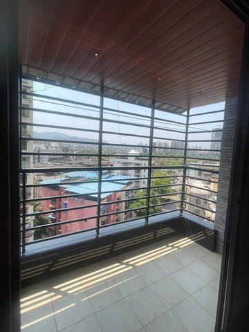 Balcony in 2 BHK Apartment at Shree Balaji Priya Tower, Kharghar – for Rent