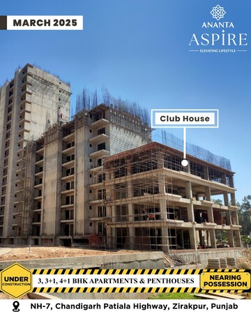 3 BHK Apartment – Exterior View View at The Ananta Aspire, Utrathiya - for Sale