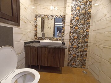 Bathroom in 3 BHK Builder Floor at Chattarpur – for Rent