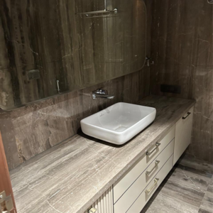 Bathroom in 4 BHK Builder Floor at Chanakyapuri – for Sale