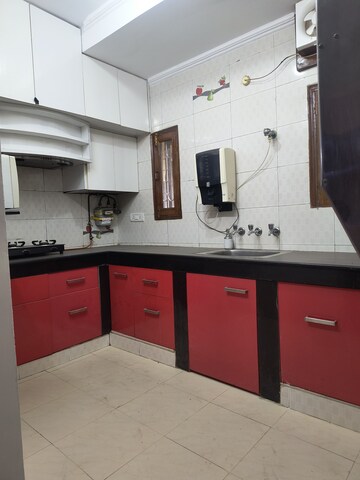 Kitchen in 3 BHK Apartment at Sarita Vihar Pocket-C RWA, Sarita Vihar – for Rent