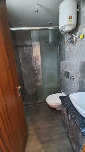 Bathroom in 3.5 BHK Apartment at Navbharat Apartments, Paschim Vihar – for Rent