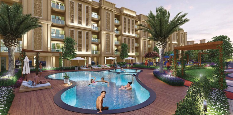 Swimming Pool, signature-global-city 3 Bedroom 1555 Sq.Ft. Apartment In Sector 37d Gurgaon 8675288