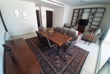 Living Room in 2 BHK Apartment at Lodha Vista, Lower Parel – for Rent
