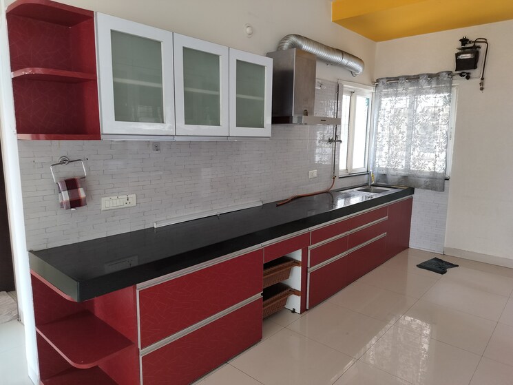 Kitchen, mirchandani-palms 3 Bedroom 1650 Sq.Ft. Apartment In Rahatani Pune 8675344