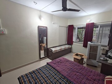 Bedroom in 2 BHK Apartment at Priyadarshini Co-Operative Housing Society, Pashan – for Rent