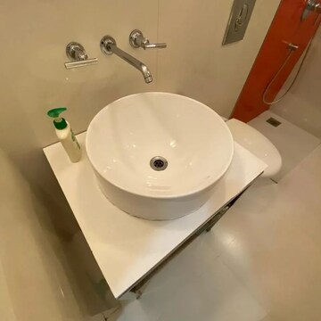 Bathroom in 2 BHK Apartment at The Advantage Raheja Windermere, Mhada Colony – for Rent