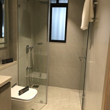 Bathroom in 2 BHK Apartment at The Advantage Raheja Windermere, Mhada Colony – for Rent