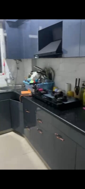 Kitchen in 3 BHK Apartment at Windsor Paradise 2, Raj Nagar Extension – for Rent