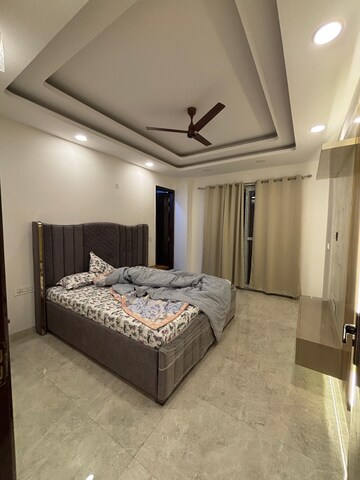 Bedroom in 3 BHK Builder Floor at Ansal Sushant Lok I, Sector 43 – for Rent