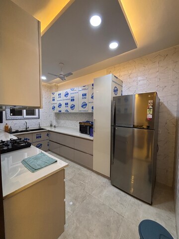 Kitchen in 3 BHK Builder Floor at Ansal Sushant Lok I, Sector 43 – for Rent