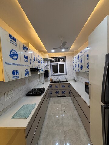 Kitchen in 3 BHK Builder Floor at Ansal Sushant Lok I, Sector 43 – for Rent