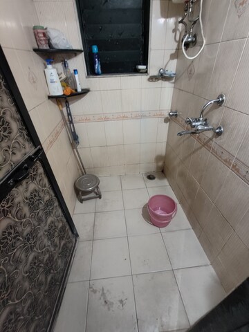 Bathroom in 1 BHK Apartment at Flower Valley Complex, Khopat – for Rent