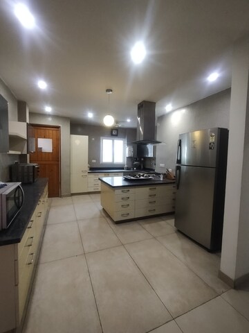 Living Room in 3 BHK Builder Floor at Ansal Sushant Lok I, Sector 43 – for Rent