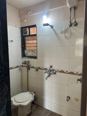 Bathroom in 1 BHK Apartment at Lodha Paradise, Majiwada – for Rent
