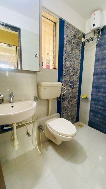Bathroom in 1.5 BHK Apartment at Neel Sidhi Infinity, New Panvel – for Sale