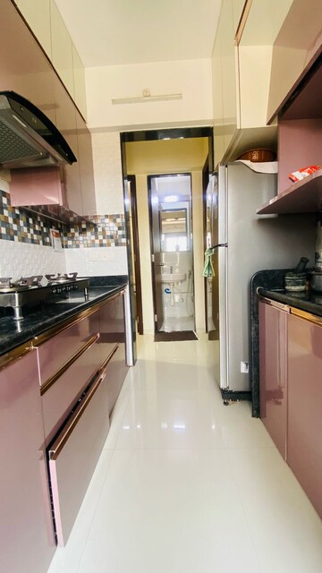 Kitchen in 1.5 BHK Apartment at Neel Sidhi Infinity, New Panvel – for Sale