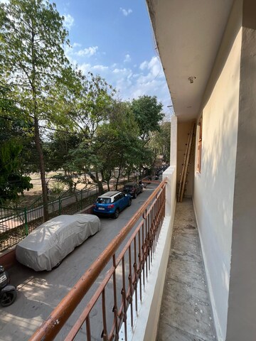 Balcony in 1.5 BHK Apartment at Paschim Vihar – for Rent