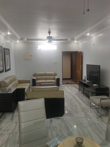 Living Room in 3 BHK Apartment at City Center Banjara Hills, Banjara Hills – for Rent