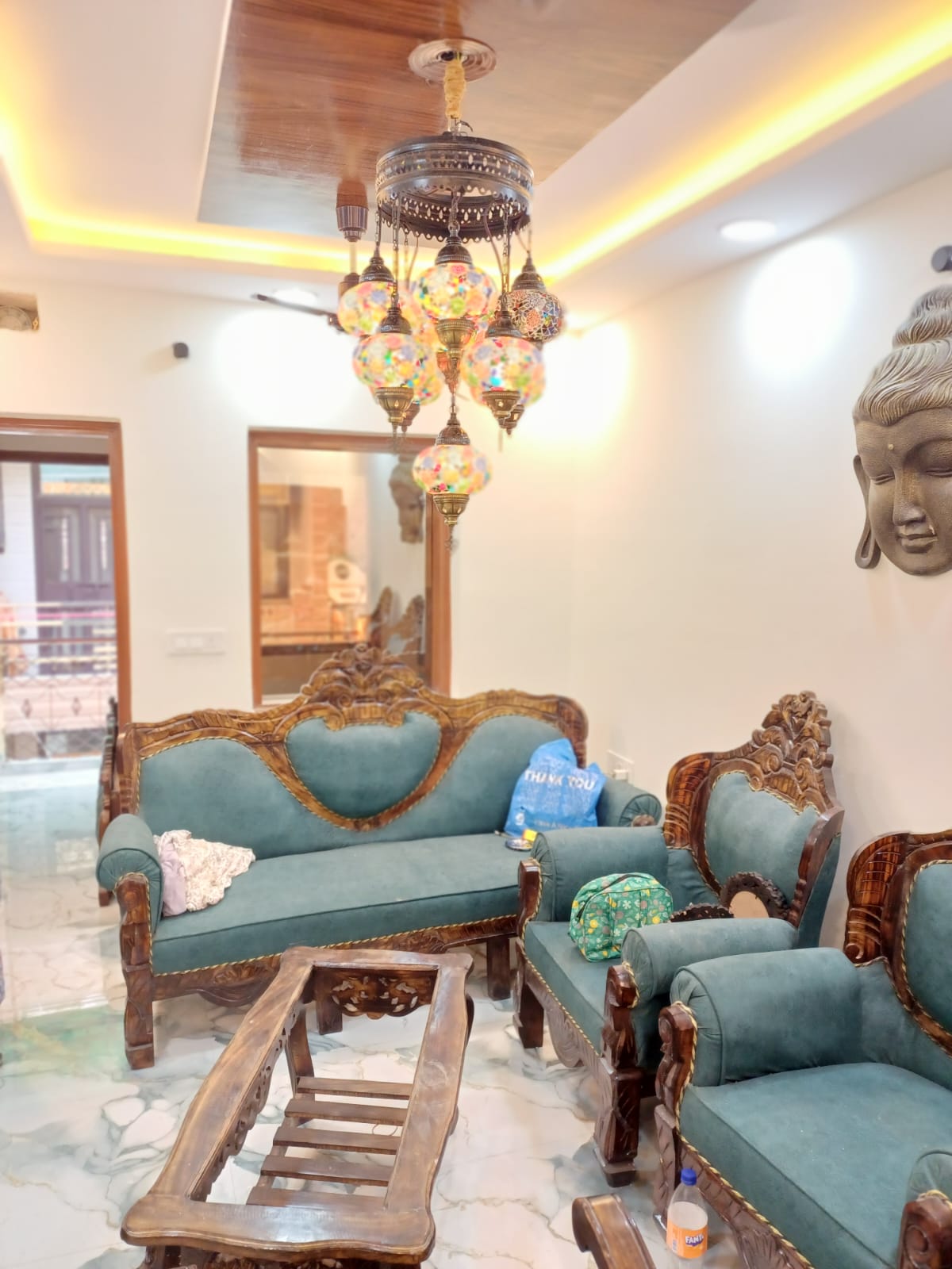 1.5 BHK + Pooja Room,Servant Room,Study Room,Extra Room Apartment For Rent in Block A4 Paschim Vihar 