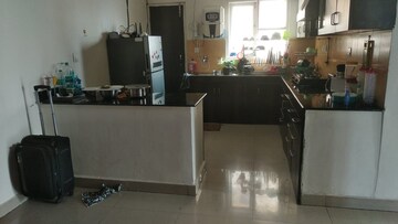 Kitchen in 3 BHK Apartment at Saraswati Apartments, Gomti Nagar – for Rent