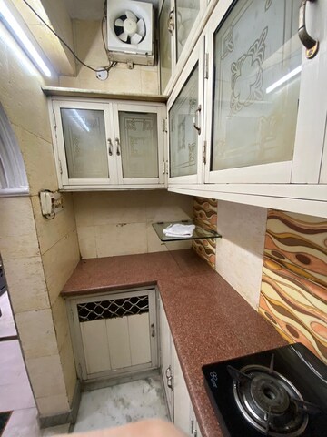 Kitchen in 1.5 BHK Apartment at Paschim Vihar – for Rent