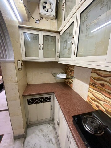 Kitchen in 1.5 BHK Apartment at Paschim Vihar – for Rent