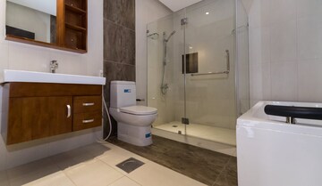 Bathroom in 2 BHK Apartment at Omkar Meridia, Kurla West – for Rent