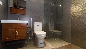 Bathroom in 2 BHK Apartment at Omkar Meridia, Kurla West – for Rent
