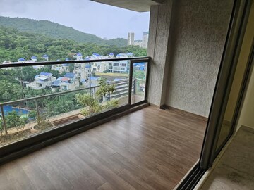 Balcony in 3 BHK Apartment at Bhimjyani Verraton, Manpada – for Rent