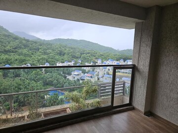 Balcony in 3 BHK Apartment at Bhimjyani Verraton, Manpada – for Rent