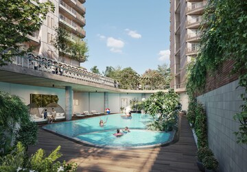 Swimming Pool in 2 BHK Apartment at Eldeco Latitude 27, Iim Road – for Sale