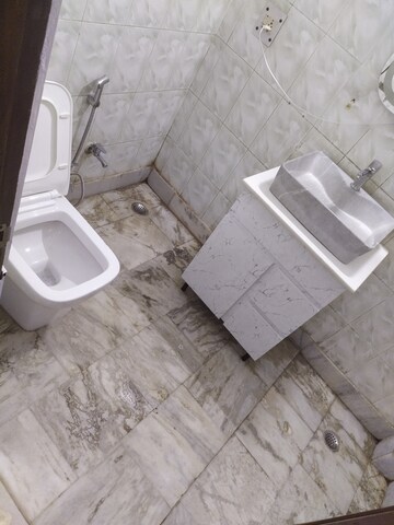 Bathroom in 3 BHK Builder Floor at Kalkaji – for Rent