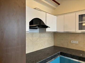 Kitchen in 3 BHK Apartment at Rishita Manhattan, Gomti Nagar – for Rent