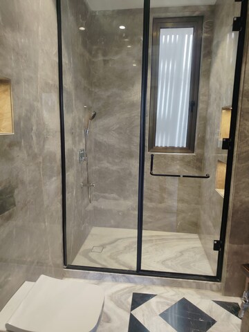 Bathroom in 4 BHK Builder Floor at Boutique Residential Apartments A-7 1, Vasant Vihar – for Rent