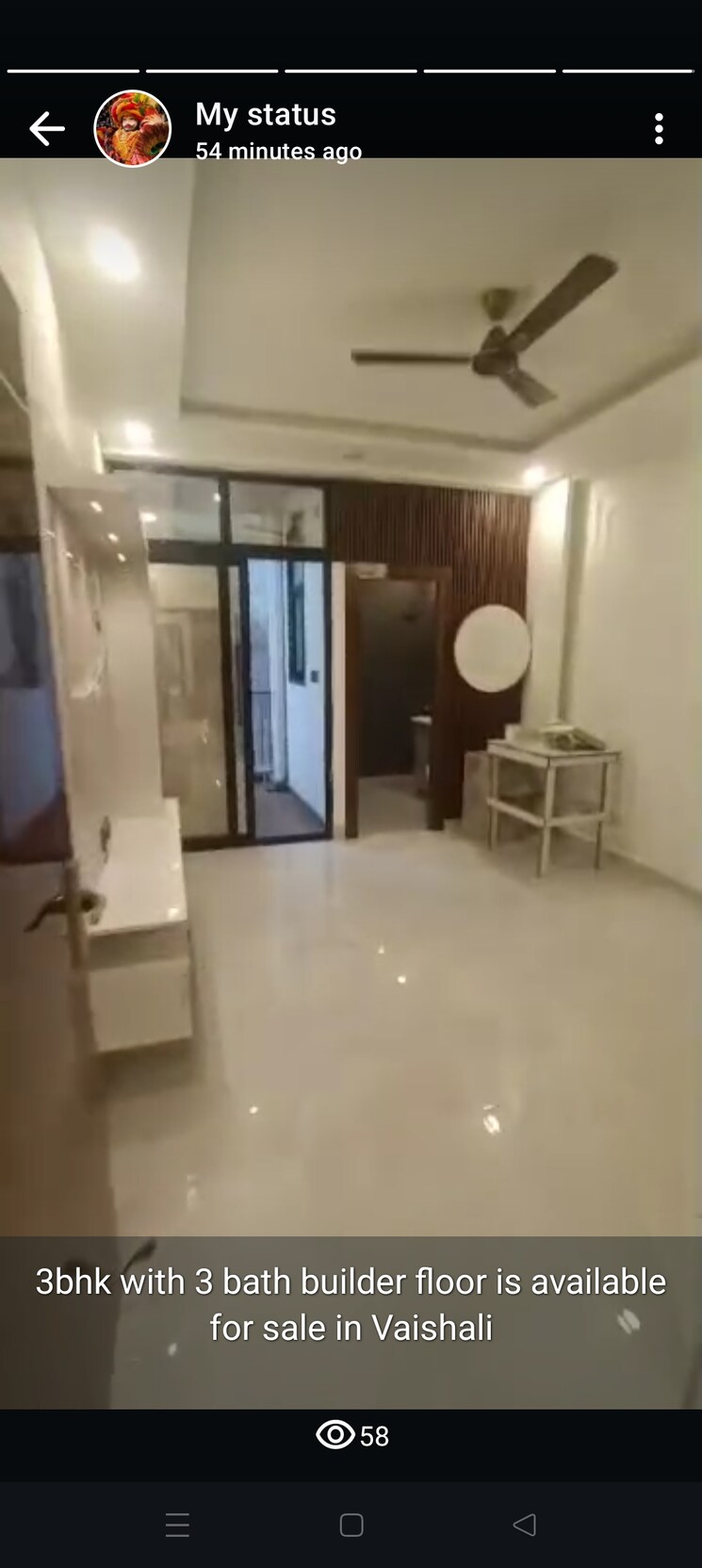 Living Room, vaishali sector 3 3 Bedroom 1700 Sq.Ft. Builder Floor In Vaishali Sector 3 Ghaziabad 8675832