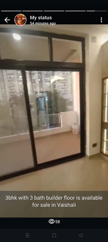Room in 3 BHK Builder Floor at Vaishali Sector 3 – for Sale