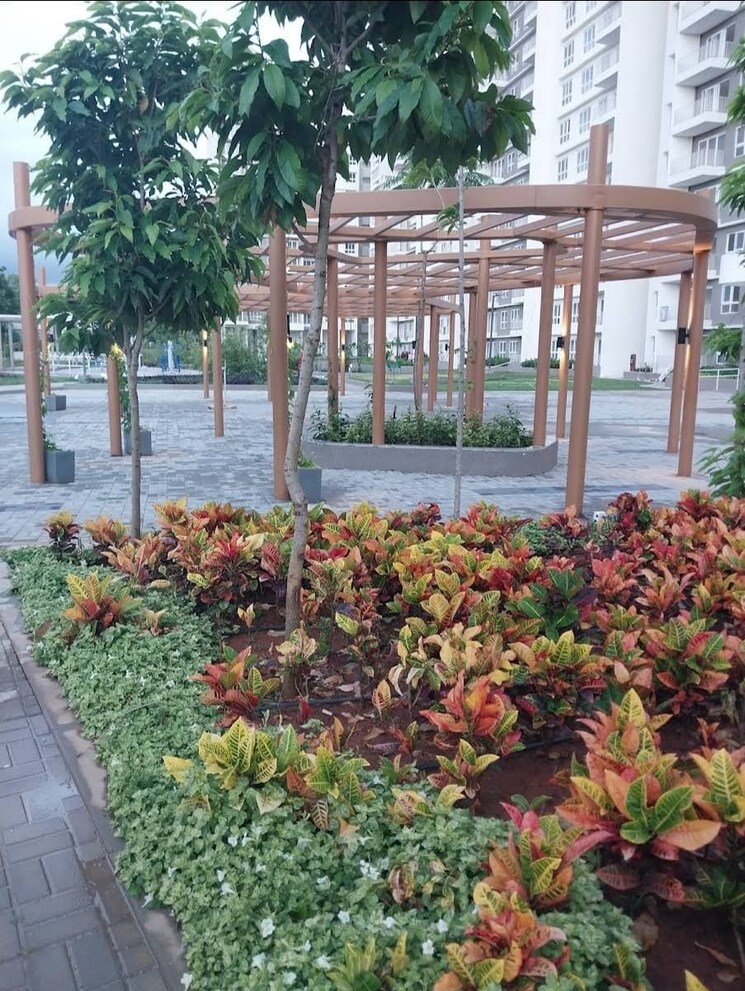 Garden, godrej-aqua 3 Bedroom 1451 Sq.Ft. Apartment In International Airport Road Bangalore 8675835