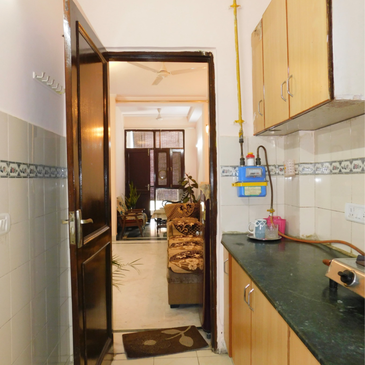Kitchen, malviya nagar 2 Bedroom 1000 Sq.Ft. Builder Floor In Malviya Nagar Delhi 8675843