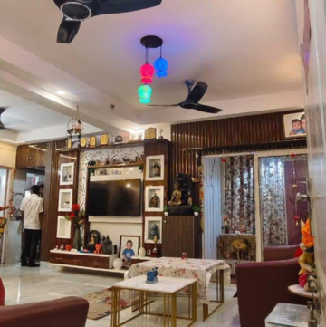 Living Room in 3 BHK Apartment at Gardenia Golf City, Noida Central – for Rent
