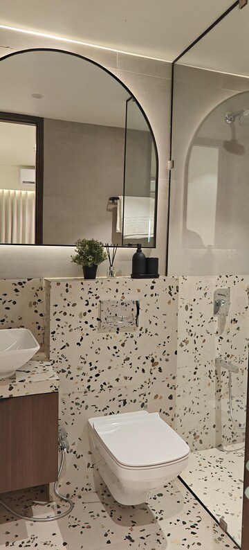 Bathroom in 2 BHK Apartment at Naman Habitat, Andheri West – for Sale