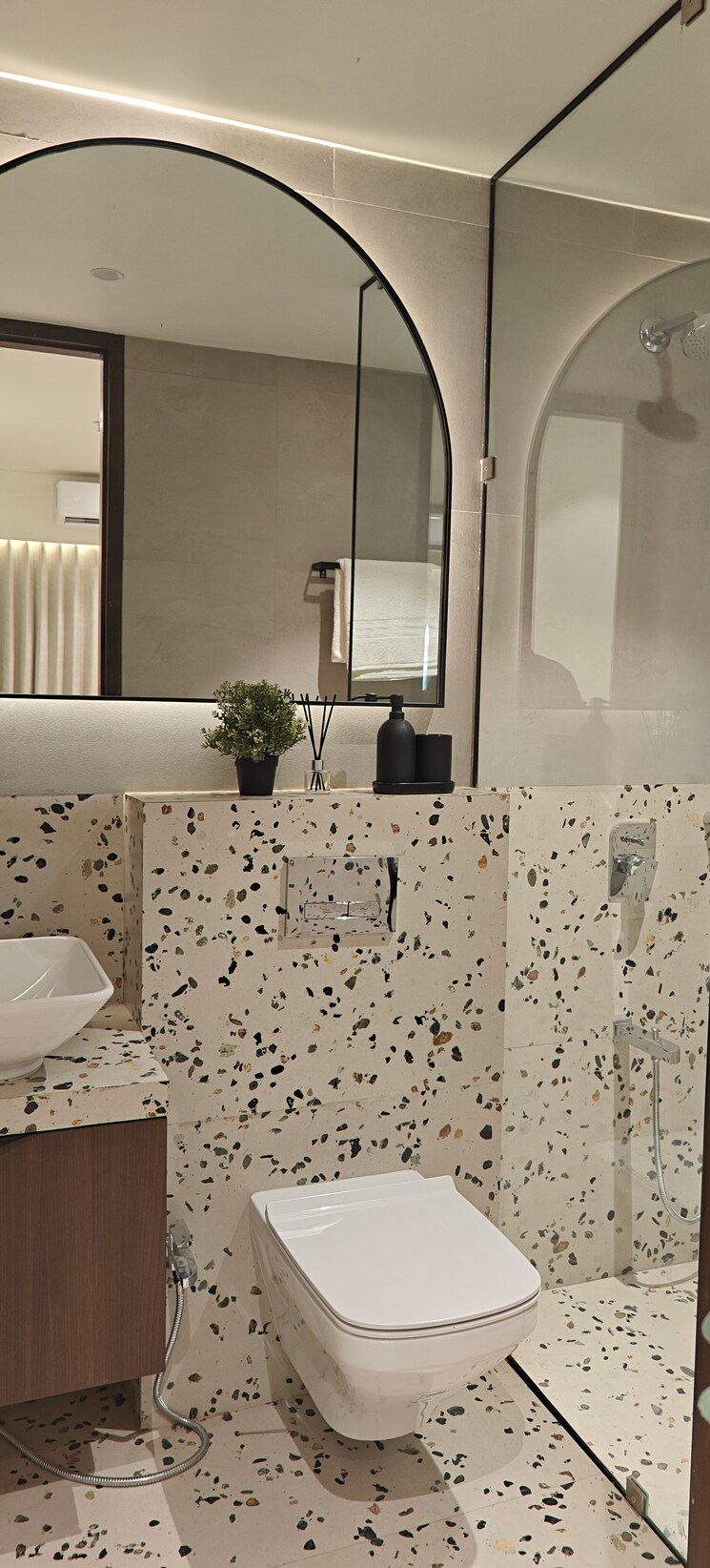 Bathroom, naman-habitat 2 Bedroom 777 Sq.Ft. Apartment In Andheri West Mumbai 8675876