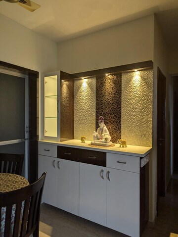 Kitchen in 3 BHK Apartment at Kalpataru Hills Phase II, Manpada – for Rent