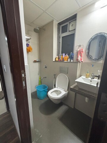 Bathroom in 2 BHK Apartment at Piramal Vaikunth, Balkum Pada – for Rent