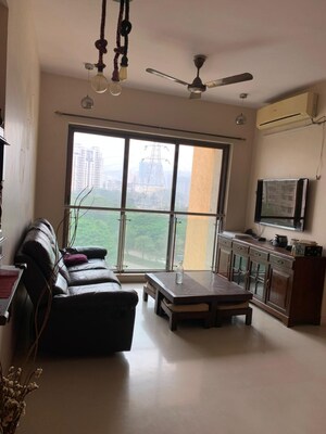 Living Room in 2 BHK Apartment at Lodha Luxuria, Majiwada – for Sale